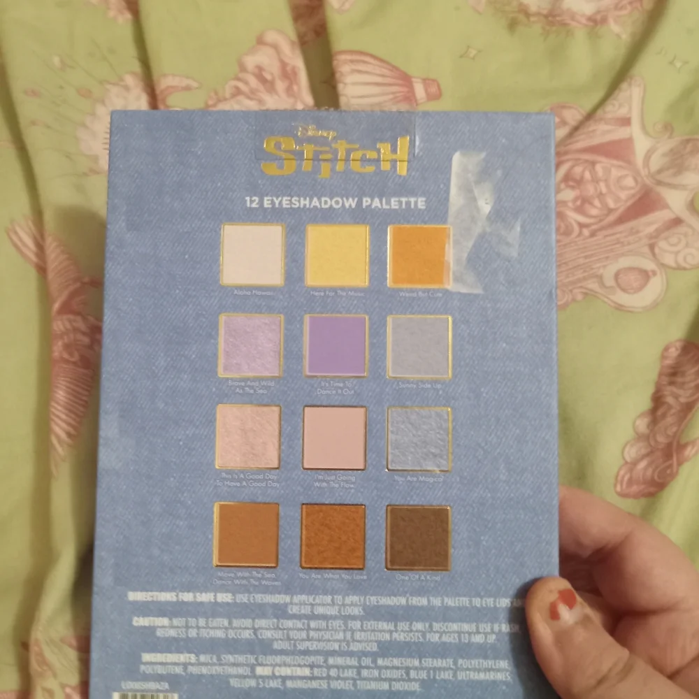 NWOT Disney Stitch Eyeshadow Palette